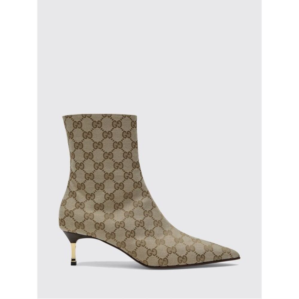 Gucci Boots Woman Beige
